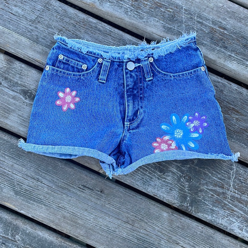 Girls Denim Cutoff Jean shorts